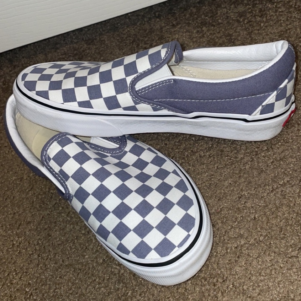 Vans slip one checker board